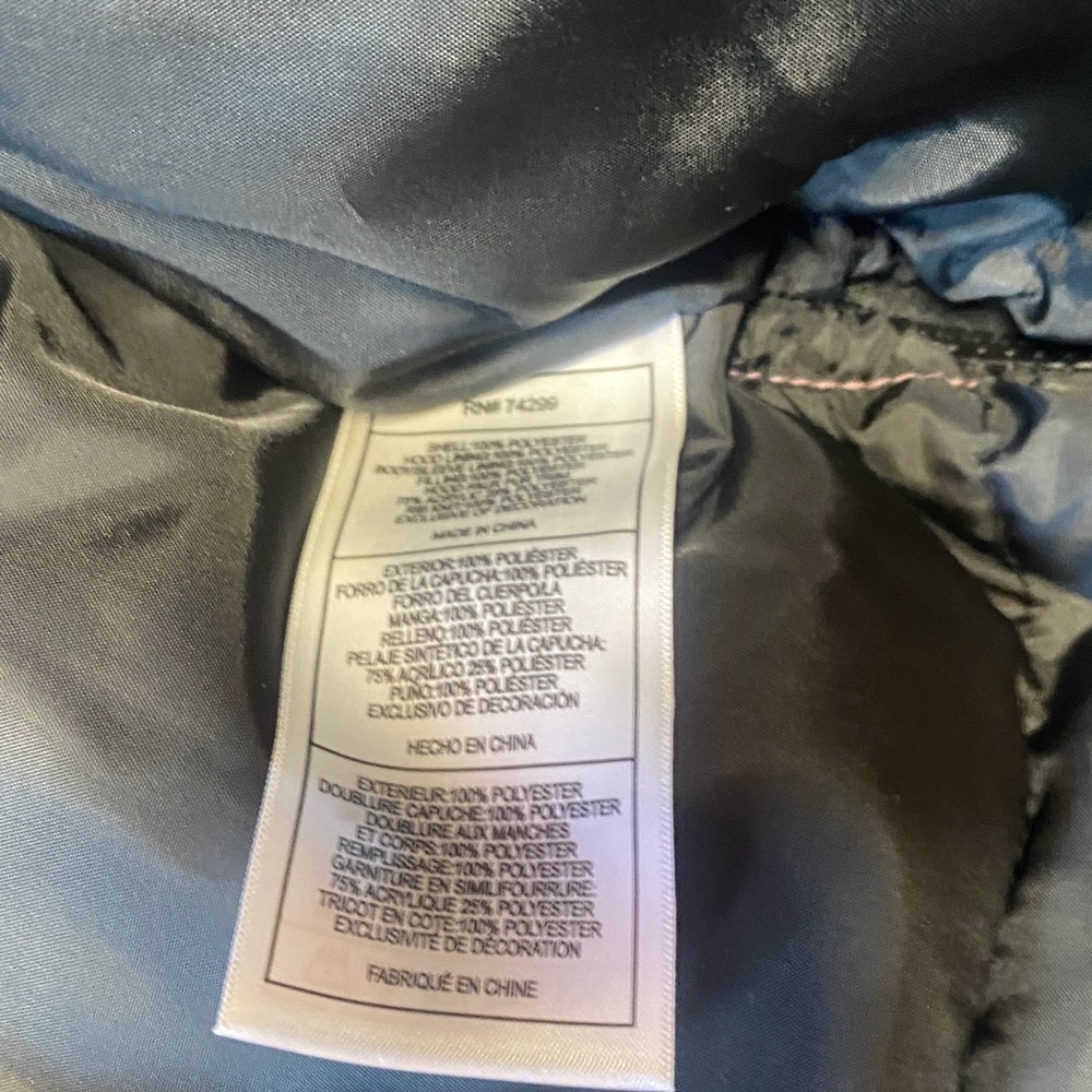 Women's Mauve Fur-Trimmed Puffer Coat - Picture 9 of 16